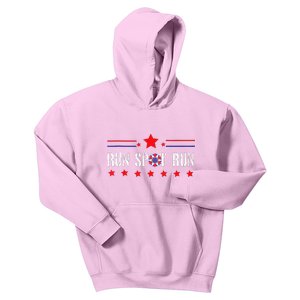 Run Spot Run Elections 2024 Democrat Republican Kids Hoodie