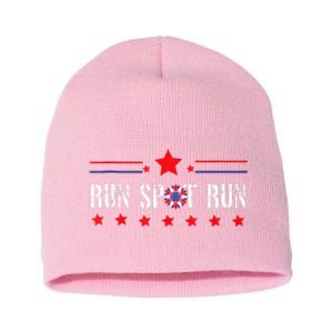 Run Spot Run Elections 2024 Democrat Republican Short Acrylic Beanie