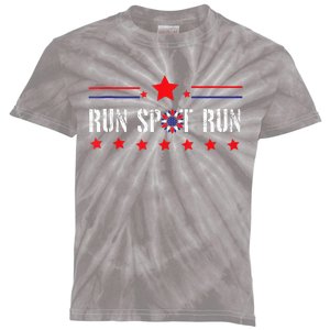 Run Spot Run Elections 2024 Democrat Republican Kids Tie-Dye T-Shirt