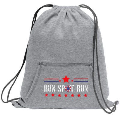 Run Spot Run Elections 2024 Democrat Republican Sweatshirt Cinch Pack Bag