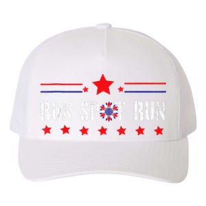 Run Spot Run Elections 2024 Democrat Republican Yupoong Adult 5-Panel Trucker Hat