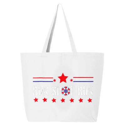 Run Spot Run Elections 2024 Democrat Republican 25L Jumbo Tote