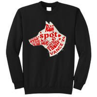 Run Spot Run Trump 2024 Dog Lovers Joke Sweatshirt