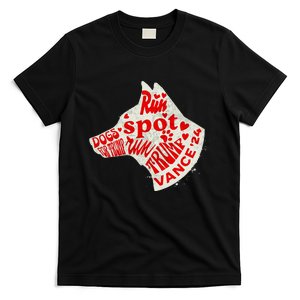 Run Spot Run Trump 2024 Dog Lovers Joke T-Shirt