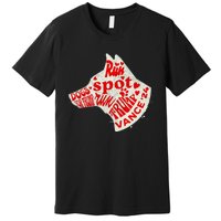 Run Spot Run Trump 2024 Dog Lovers Joke Premium T-Shirt