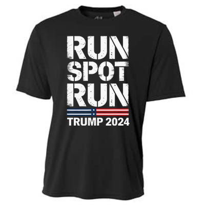 Run Spot Run Trump 2024 President Trump 2024 Cooling Performance Crew T-Shirt