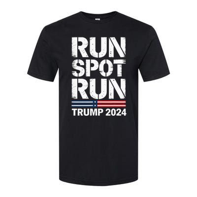 Run Spot Run Trump 2024 President Trump 2024 Softstyle CVC T-Shirt