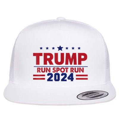Run Spot Run Run Spot Run Flat Bill Trucker Hat