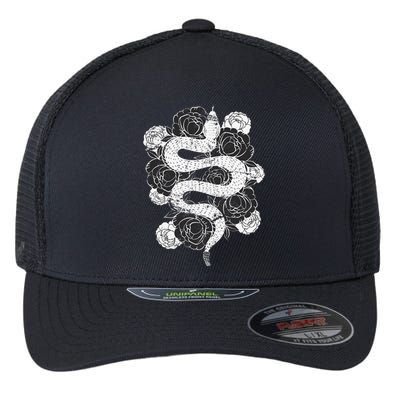 Rose Snake Flexfit Unipanel Trucker Cap