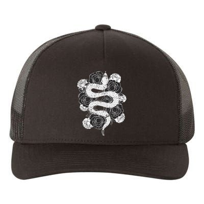 Rose Snake Yupoong Adult 5-Panel Trucker Hat