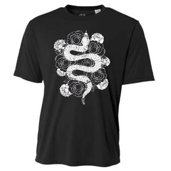 Rose Snake Cooling Performance Crew T-Shirt