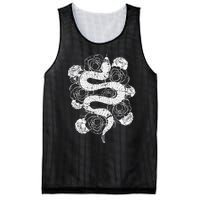 Rose Snake Mesh Reversible Basketball Jersey Tank