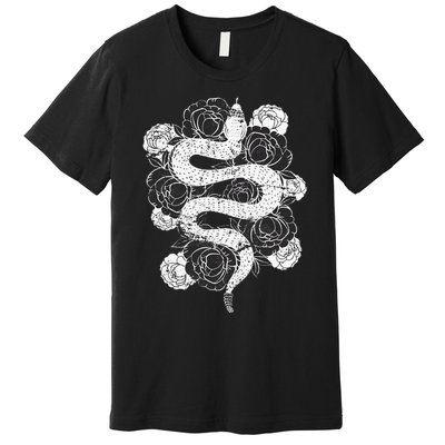 Rose Snake Premium T-Shirt