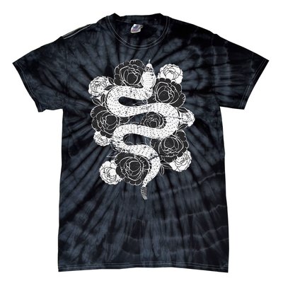 Rose Snake Tie-Dye T-Shirt