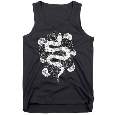 Rose Snake Tank Top