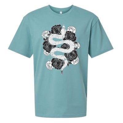 Rose Snake Sueded Cloud Jersey T-Shirt