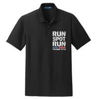 Run Spot Run Trump 2024 President Trump 2024 Dry Zone Grid Polo