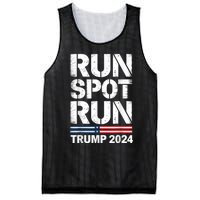 Run Spot Run Trump 2024 President Trump 2024 Mesh Reversible Basketball Jersey Tank