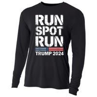 Run Spot Run Trump 2024 President Trump 2024 Cooling Performance Long Sleeve Crew