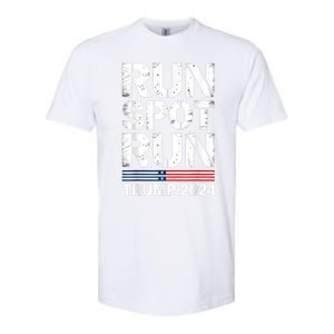 Run Spot Run Trump 2024 President Trump 2024 Softstyle CVC T-Shirt