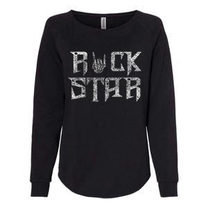 Rock Star Rock On Band Rock And Roll Concert Graphic Womens California Wash Sweatshirt