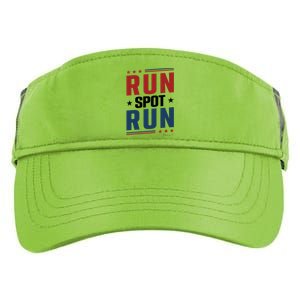 Run Spot Run Run Spot Run Trump 2024 Adult Drive Performance Visor