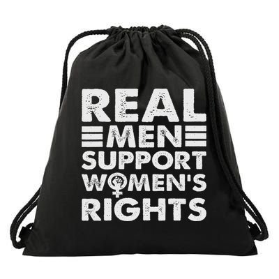 Real Support Rights Drawstring Bag