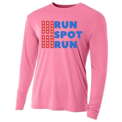 Run Spot Run Trump 2024 Debate Cooling Performance Long Sleeve Crew