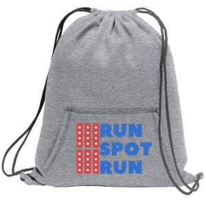 Run Spot Run Trump 2024 Debate Sweatshirt Cinch Pack Bag