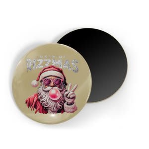 Retro Skibid.I Rizzmas Christmas Rizz Santa Bubblegum Magnet