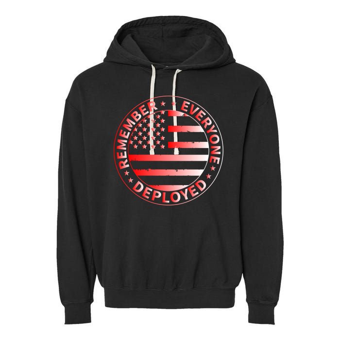 R.E.D. Soldiers Remember Everyone Deployed R.E.D. Friday Garment-Dyed Fleece Hoodie
