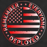 R.E.D. Soldiers Remember Everyone Deployed R.E.D. Friday 7 Panel Mesh Trucker Snapback Hat