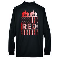 R.E.D. Soldiers Remember Everyone Deployed R.E.D. Friday Performance Long Sleeve Polo