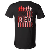 R.E.D. Soldiers Remember Everyone Deployed R.E.D. Friday V-Neck T-Shirt