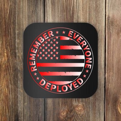 R.E.D. Soldiers Remember Everyone Deployed R.E.D. Friday Coaster