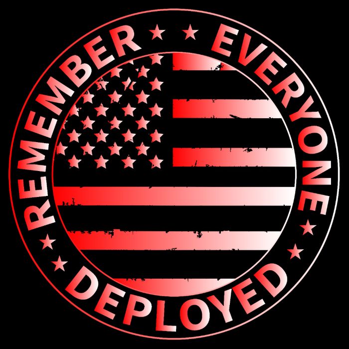 R.E.D. Soldiers Remember Everyone Deployed R.E.D. Friday Drawstring Bag