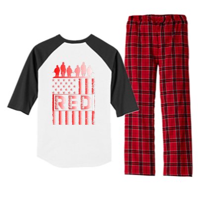 R.E.D. Soldiers Remember Everyone Deployed R.E.D. Friday Raglan Sleeve Pajama Set