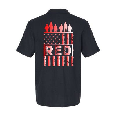 R.E.D. Soldiers Remember Everyone Deployed R.E.D. Friday Softstyle Adult Sport Polo