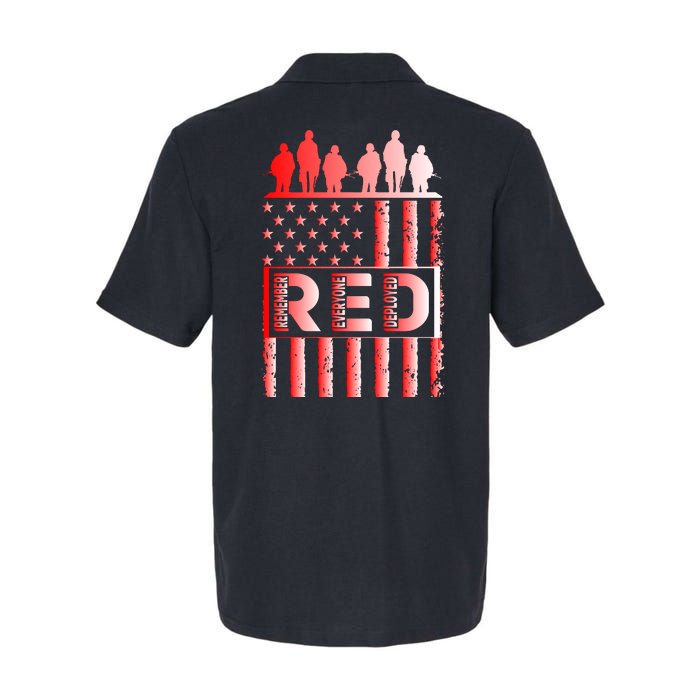 R.E.D. Soldiers Remember Everyone Deployed R.E.D. Friday Softstyle Adult Sport Polo