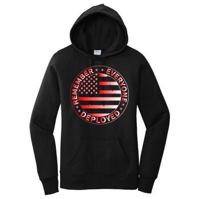 R.E.D. Soldiers Remember Everyone Deployed R.E.D. Friday Women's Pullover Hoodie