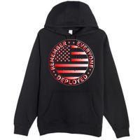 R.E.D. Soldiers Remember Everyone Deployed R.E.D. Friday Premium Pullover Hoodie