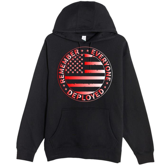 R.E.D. Soldiers Remember Everyone Deployed R.E.D. Friday Premium Pullover Hoodie
