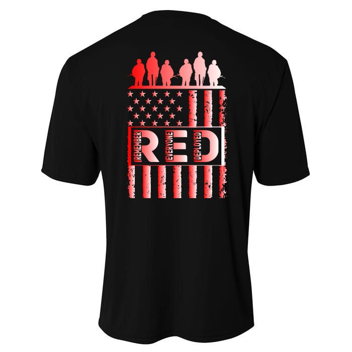 R.E.D. Soldiers Remember Everyone Deployed R.E.D. Friday Performance Sprint T-Shirt