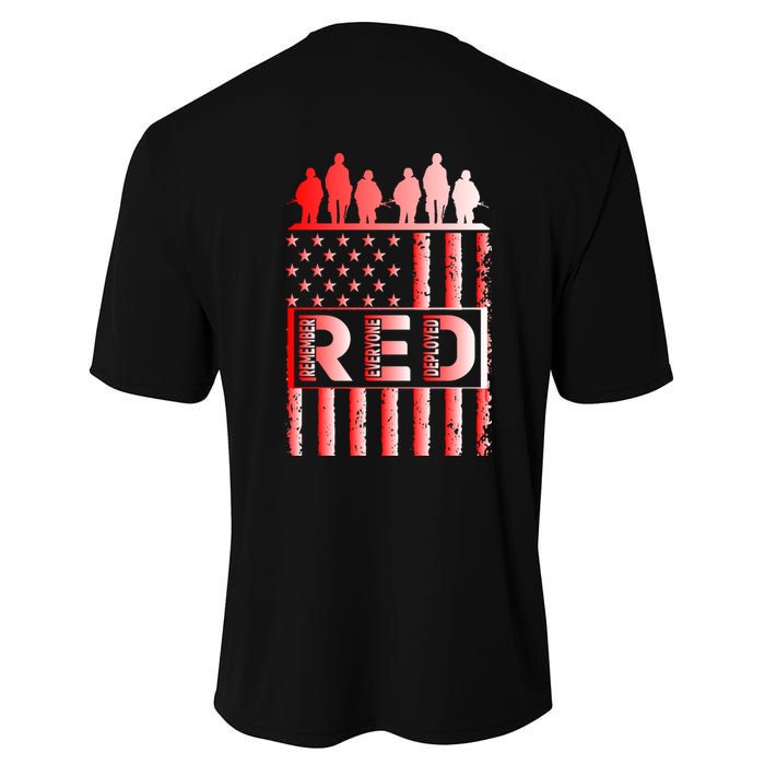 R.E.D. Soldiers Remember Everyone Deployed R.E.D. Friday Youth Performance Sprint T-Shirt