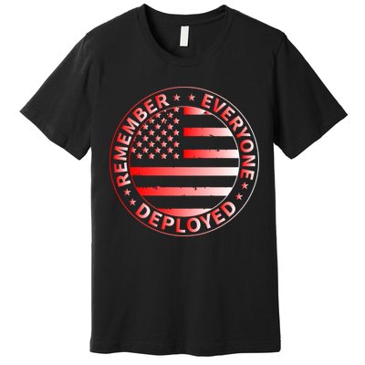 R.E.D. Soldiers Remember Everyone Deployed R.E.D. Friday Premium T-Shirt