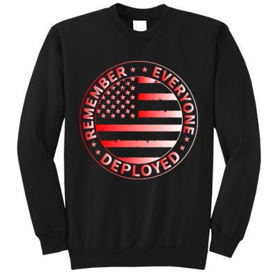 R.E.D. Soldiers Remember Everyone Deployed R.E.D. Friday Tall Sweatshirt