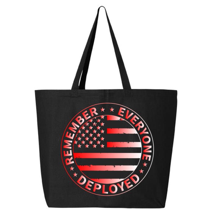 R.E.D. Soldiers Remember Everyone Deployed R.E.D. Friday 25L Jumbo Tote