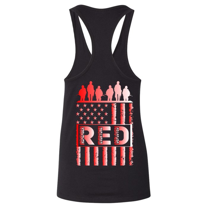 R.E.D. Soldiers Remember Everyone Deployed R.E.D. Friday Womens Tank Top