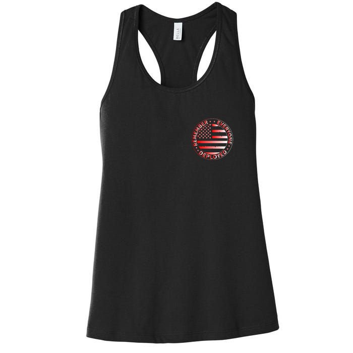 R.E.D. Soldiers Remember Everyone Deployed R.E.D. Friday Women's Racerback Tank