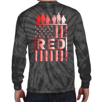 R.E.D. Soldiers Remember Everyone Deployed R.E.D. Friday Tie-Dye Long Sleeve Shirt